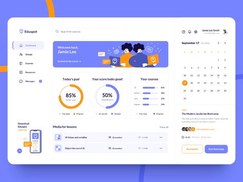 A collection of design inspiration titled Learning Platform by Noemí Maroto Learning Website Design, Finance Dashboard, Student Dashboard, Uiux Design, Graphisme Design, Dashboard Ui, Learning Platform, Learning Management System, Dashboard Design