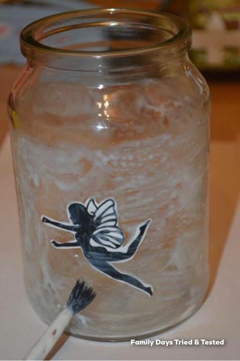 Fairies In A Jar, Grandkid Crafts, Fairy In A Jar, Fairy Jars Diy, Fairy Mason Jars, Upcycled Bottles, Mason Jar Art, Fairy Tea Parties, Fairy Jars