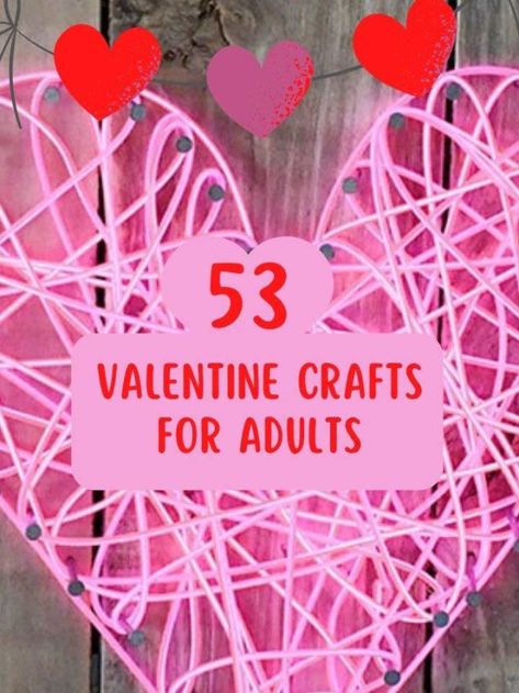 Valentines Crafts For Elderly, Heart Crafts For Adults, Valentine’s Day Crafts For Adults, February Crafts For Adults, Easy Valentine Crafts For Adults, Valentines Crafts For Adults, Valentines Day Crafts For Adults, Valentine Crafts For Adults Diy, Valentine Crafts For Adults