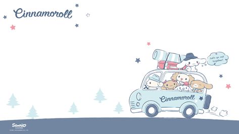 Cinnamoroll Landscape, Taiwan Wallpaper, Cinnamoroll Wallpaper, Winter Wonderland Invitations, Trip Friends, Memo Paper, Sanrio Wallpaper, Desktop Background, Homescreen Wallpaper