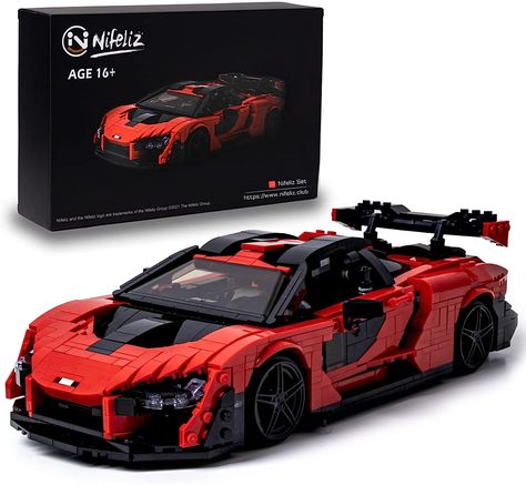 An immersive and rewarding building experience with this highly authentic Nifeliz super car sanna replica, Packed with realistic features and functions.
This collectible model really captures the vehicle’s level of refinement with its clean, modern lines and sculpted surfaces, making it a great display piece for the home or office. Model Building Kits, Construction Toy, Bugatti Chiron, Kids Gift Guide, Lego Cars, Super Car, Construction Toys, Sports Car Racing, Lego Technic