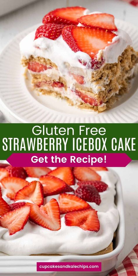 Gluten Free Pot Luck Desserts, Gluten Free Simple Desserts, Easy Dessert Recipes Strawberry, Gluten Free Desserts Easter, Gluten Free Cold Desserts, Gluten Free Graham Cracker Desserts, Good Gluten Free Desserts, Gluten Free Lactose Free Recipes Desserts, Gluten Free Cool Whip Desserts