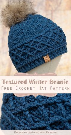 Stocking Cap Crochet Pattern Free, Aspen Beanie Crochet Pattern, Hat Crochet Pattern Free Women, Womens Crochet Winter Hat, Womens Beanie Crochet Pattern Free, Wave Beanie Crochet Pattern, Crochet Hats Free Pattern Stripes, Free Top Down Crochet Hat Patterns, Crochet Beanie Hat Free Pattern Dk