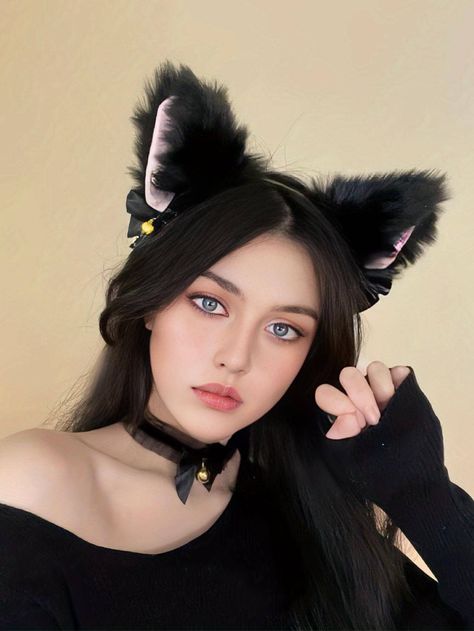 Cat Ears Outfit, Kaleido Star, Cat Ear Headband, Queen Of, Hair Hoop, Cat Ear, Kitty Kitty, Hair Hoops, Event Party