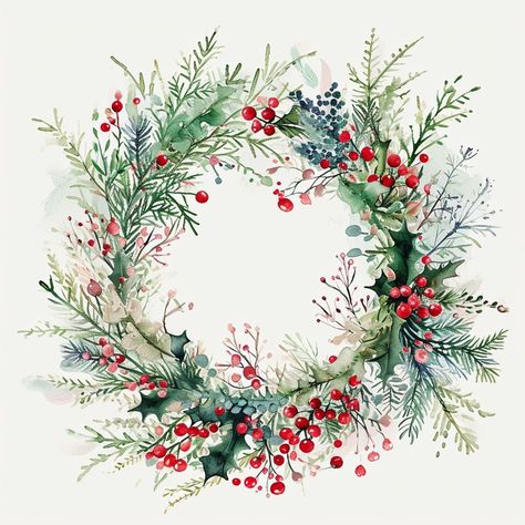 Resolution: 4000 x 4000 pixels at 300 dpi. Check Out Our Beautiful Wreath Cliparts: https://www.etsy.com/shop/EverdawnWreath?ref=seller-platform-mcnav Also, feel free to swing by my other shop for exclusive discounts on wreath-themed clipart: https://www.etsy.com/shop/EverdawnPrints?ref=shop-header-name&listing_id=1518044311&from_page=listing&section_id=51091534 This beautiful watercolor Christmas wreath clipart is perfect for adding a festive touch to your holiday projects. Use it for cards, in Wreath Painting Christmas, Merry Christmas Artwork, Watercolor Winter Art, Watercolour Christmas Wreath, Wreath Drawing Simple, Water Color Wreath, Christmas Concept Art, Christmas Images Printable, Christmas Wreath Drawing