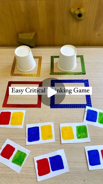 Psychology Games Activities, Cognitive Activity For Toddlers, Attention Games For Kids, Kids Brain Activities, Visual Attention Activities, Activities For Attention, Visual Perception Activities For Kids, Perception Activities For Kids, Visual Processing Activities