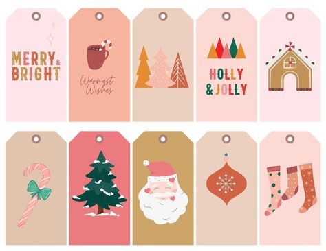 Cute Christmas Gift Tags, To From Gift Tags Free Printables, Christmas Gifts Tags, Free Christmas Gift Tags Printable, To From Gift Tags, To And From Tags Printable, Christmas Gift Stickers, Free Printable Christmas Tags, Gift Tags Christmas