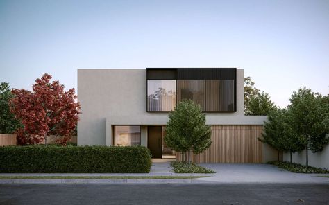 Japandi Exterior, Casas Country, Townhouse Exterior, Good Homes, Contemporary Residence, Casa Loft, Facade Architecture Design, House Facade, Narrow House