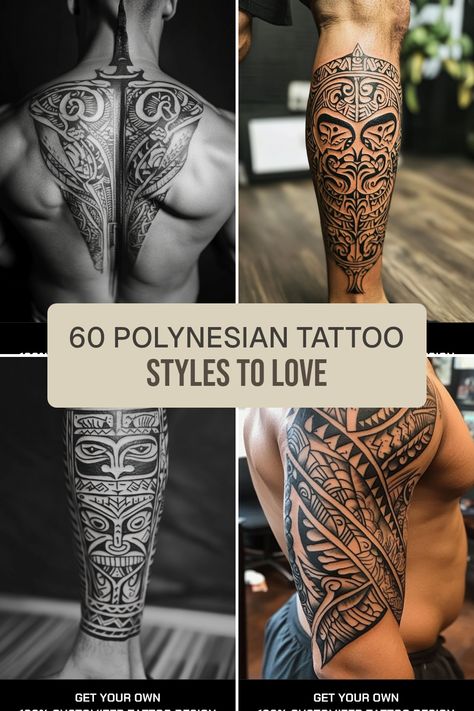 Discover 60 incredible Polynesian tattoo designs that captivate and inspire. From the intricate swirls of Maori tattoos to the bold patterns of Samoan artwork, this is your go-to guide for exploring rich tattoo traditions. Whether you lean towards Tahitian elegance, Marquesan symbolism, or Hawaii's vibrant styles, there's something beautiful for everyone. Elevate your next ink decision with meaningful designs that tell a story Samoan Artwork, Polynesian Tattoo Designs Forearm, Polynesian Tattoo Designs Pattern, Hawaiian Tattoo For Men, Polynesian Shoulder Tattoo, Māori Tattoo, Rich Tattoo, Tahitian Tattoo, Polynesian Tattoo Sleeve