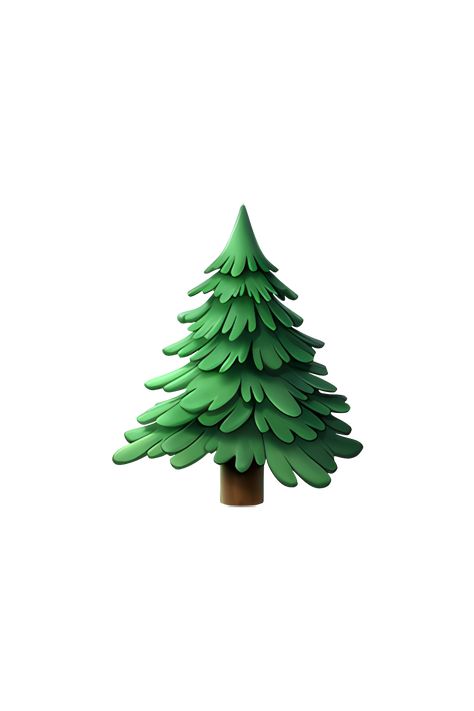 The 🌲 Evergreen Tree emoji depicts a tall, green tree with a triangular shape. The tree has a thick trunk and branches that extend outwards, with green needles or leaves covering the branches. The emoji may also have a brown trunk and a few brown branches to represent the texture of the tree. Overall, the emoji gives the impression of a healthy, vibrant evergreen tree. Ios Emoji Christmas, Emot Iphone, Christmas Emojis, Christmas Tree Icon, Tree Emoji, Christmas Emoji, Apple Emojis, Emoji Christmas, Ios 16 Wallpaper