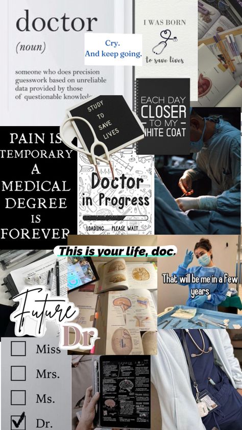 U will become a doctor ✨# med study motivation # study motivation # doctor motivation # motivation Study Motivation To Be A Doctor, Motivation For Being A Doctor, Dream Of Becoming A Doctor, Being A Doctor Motivation, Study To Be A Doctor, Studying To Become A Doctor, Doctor To Be Wallpaper, Medical School Aesthetic Motivation, Med Student Study Motivation