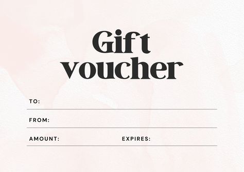 Pink Minimalist Gift Card Voucher Gift Certificate - Templates by Canva Thank You Messages Gratitude, Gift Voucher Template, Gift Voucher Design, Voucher Template, Voucher Design, Pink Minimalist, Gift Certificate Template, Thank You Messages, Gift Voucher