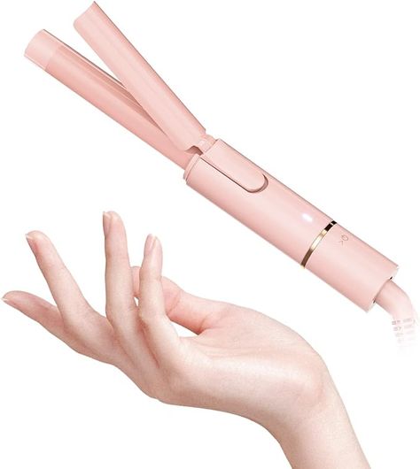 Amazon.com: Ceramic 3/4 Inch Mini Curling Iron for Short Hair, Small Hair Curler Iron for Travel, Dual Voltage Curling Wand for Worldwide Trip(Light Pink) : Beauty & Personal Care Curling Iron For Short Hair, Mini Curling Iron, 1 Inch Curling Iron, Lipstick Style, Lipstick Designs, Curling Wand, Hair Curler, Bouncy Curls, Wand Curls