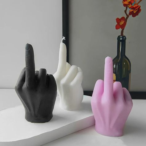 Universal Creative Candles Middle Finger Shaped Gesture Scented Candles Durable Funny Quirky Gifts Home Decoration Ornaments - AliExpress Arch Home, Witchy Candles, Shaped Candles, Mens Grooming Kit, Creative Candles, Grooming Kit, Quirky Gifts, Mens Essentials, Writing Instruments