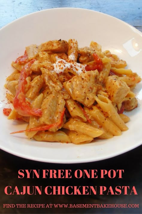 delicious One Pot Cajun Chicken Pasta, Cajun Chicken Pasta Recipe, Cajun Spice, One Pot Pasta Recipes, Cajun Chicken Pasta, Cajun Chicken, Syn Free, One Pot Pasta, Recipe Healthy