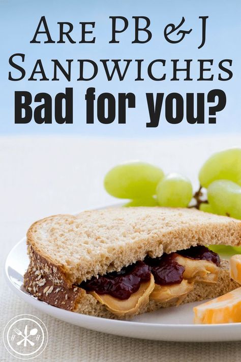 You've heard bread is bad for you, jelly has too much sugar, and peanut butter is fattening.  So naturally, you assume peanut butter and jelly is bad for you, get the facts! #healthy #nutrition #dietitian #RD #weightloss #hungryhobby via @hungryhobby Peanut Butter Jelly Sandwich, Low Sugar Jam, Peanut Butter And Jelly Sandwich, Jelly Sandwich, Too Much Sugar, Peanut Butter Sandwich, Healthy Sandwiches, Healthy Peanut Butter, Peanut Butter And Jelly