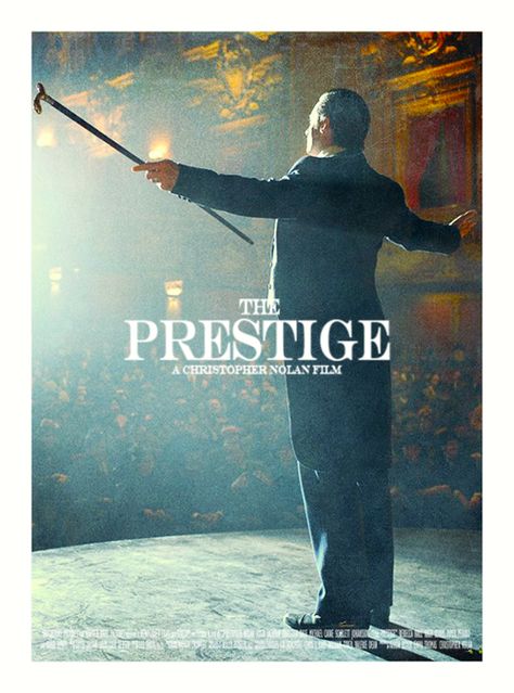 The Prestige The Prestige Movie, Nolan Film, Period Films, Epic Movie, Movies Worth Watching, See Movie, Film Inspiration, Christopher Nolan, Alternative Movie Posters