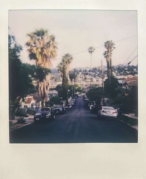 Highland Park, Los Angeles by Tyler Patterson #polaroid #vintagepolaroid #la #vintagela #residencydesignjournal 90s Los Angeles, Highland Park Los Angeles, Vintage Polaroid, Polaroid Photos, Highland Park, Short Film, West Coast, Palm Trees, Doodles