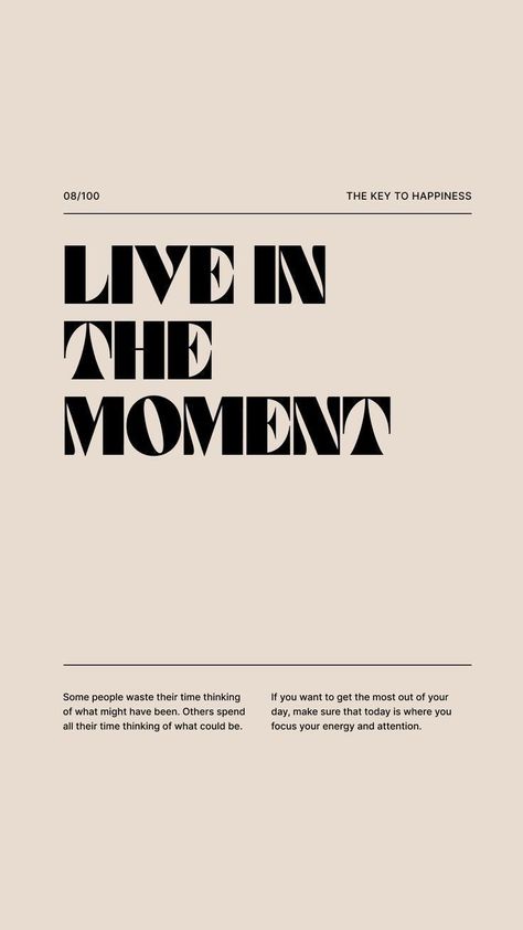 Text Art Print, Live In The Moment Wallpaper, End Of Summer Quotes, Typography Poster Quotes, Tenk Positivt, Printable Wall Collage, Poster Quotes, Key To Happiness, Live In The Moment