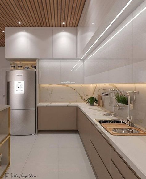 Kitchen ideas for small spaces apartment design cabinets Best Kitchen Layout, Kitchen Interior Modern, Simple Kitchen Design, Interior Design Kitchen Small, Kitchen Modular, Kitchen Tiles Design, Modern Kitchen Cabinet Design, Modular Kitchen Design, Eclectic Kitchen