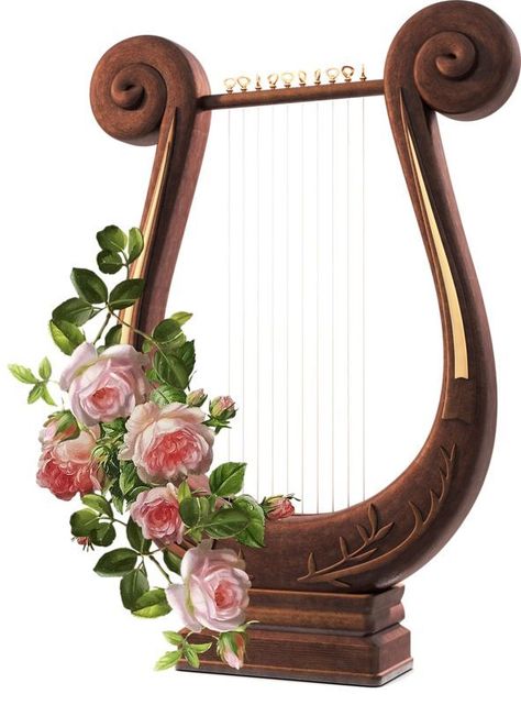 Lyre Instrument, Half Elf Bard, Violin Design, Instruments Art, Yandex Disk, Harp, Music Art, Violin, Musical Instruments