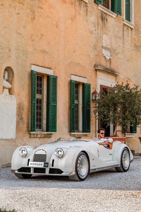 pininfarina and morgan unveil their coach-built ‘midsummer’ car with sculpted wooden cabin Morgan Cars, Wooden Cabin, Microcar, Summer Series, Solar Roof, Mid Summer, Wooden Cabins, Classic Sports Cars, Jaguar E Type