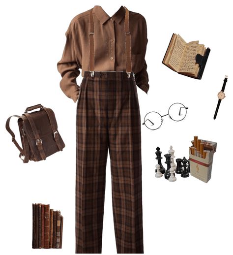 Dark Academy Men Outfit, Old Money Fashion Aesthetic Men, Barista Outfit Men, Dark Acedima Aesthetic Outfits, Acedima Aesthetic Outfits, Dark Academia Male Outfit, Mens Dark Academia, 1900s Fashion Men, Dark Acedima