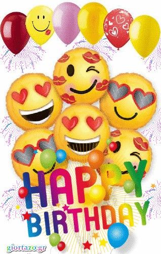 Happy Birthday Emoji Gif, Birthday Wishes Gif Images, Special Happy Birthday Wishes Gif, Happy Birthday Wishes Gif, Happy Birthday Emoji, Special Happy Birthday Wishes, Fun Happy Birthday, Happy Birthday For Her, Best Happy Birthday Wishes