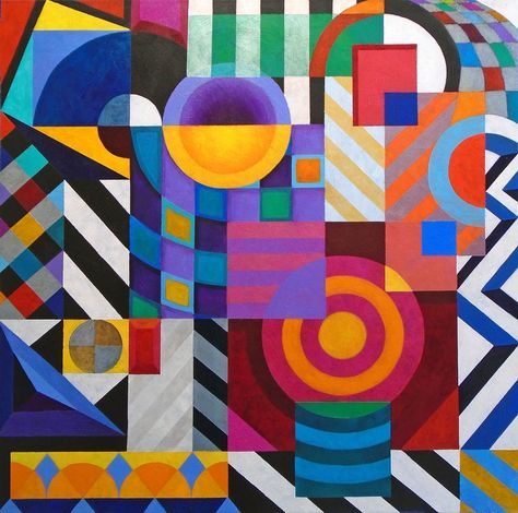 Buy COMPOSITION - GEOMETRIC OVE..., Acrylic painting by Stephen Conroy on Artfinder. Geometric Abstract Art Painting, Stephen Conroy, Shapes Composition, Geometric Painting, Deco Boheme, Paintings Prints, Shape Art, Geometric Art, Abstract Shapes