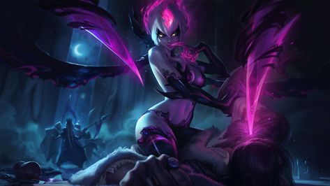 #artwork #Evelynn #League #Legends #Of League Of Legends Personajes, Evelynn League Of Legends, League Legends, Art Spatial, Lol Champions, League Of Legends Characters, Splash Screen, Splash Art, Illustration Photo