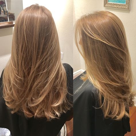 Highlights Blonde Hair Natural, Light Hair Layers, Light Brown Long Hair With Layers, Softly Layered Hair, Soft Layers With Curtain Bangs Long Hair, Long Layers Highlights, Natural Blonde Layered Hair, Long Layers Natural Hair, Soft Hair Layers