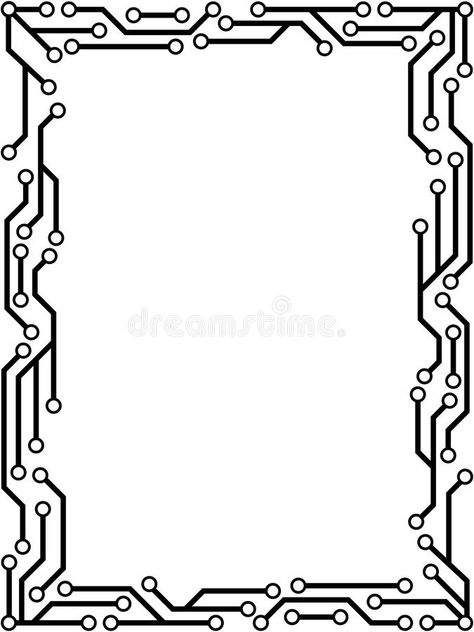 Circuit Frame. Electronic circuit frame design for futuristic backgrounds , #ad, #Electronic, #circuit, #Circuit, #Frame, #futuristic #ad Background For Computer Project, Ict Border Design, Borders For Computer Project, Poster Computer Design, Electronic Design Graphic, Electronic Background Design, Border Design For Computer Project, Computer Border Design, Ict Background Design