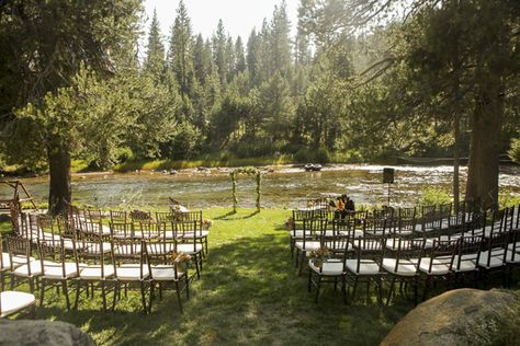 Truckee River Wedding from  Nightingale Photography Truckee River, Riverside Weddings, River Wedding, Tahoe City, Lake Tahoe Weddings, Tahoe Wedding, Plan My Wedding, Traditional Bride, Woodland Wedding