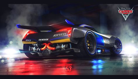 ArtStation - Jackson Super Storm, Timothy Adry Jackson Storm X Lightning Mcqueen, Disney Cars Wallpaper, Disney Cars Movie, Storm Wallpaper, Cars Pixar, Disney Cars 3, Jackson Storm, Racing Design, Cars Characters