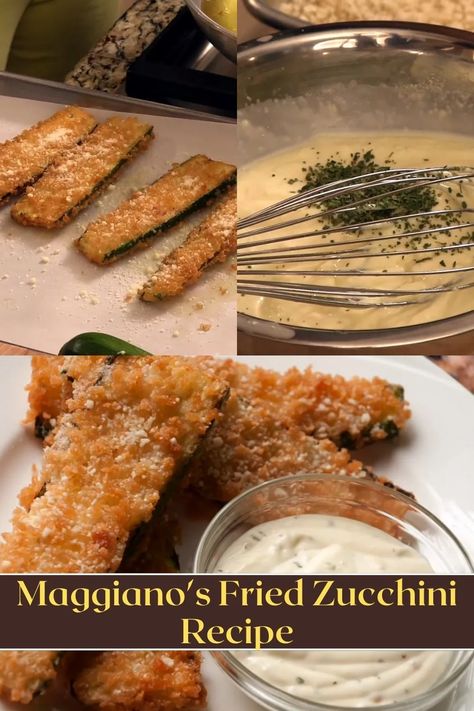 Maggiano's Fried Zucchini Recipe - Delicious Cooks Maggianos Fried Zucchini, Maggianos Zucchini Fritte, Cheesecake Factory Fried Zucchini Recipe, Italian Fried Zucchini Recipe, Maggianos Fried Zucchini Recipe, Crispy Fried Zucchini, Fried Zucchini Recipe, Fried Zucchini Sticks, Deep Fried Zucchini