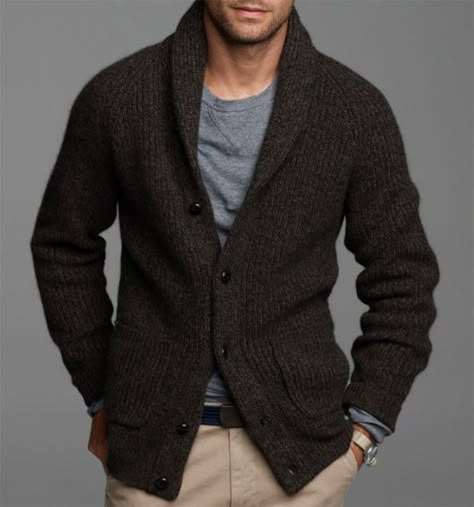 Mens Fashion Edgy, Mens Fashion Smart, Mens Fashion Rugged, Shawl Collar Cardigan, Hipster Mens Fashion, Stil Inspiration, Sharp Dressed Man, Herren Outfit, Mens Cardigan