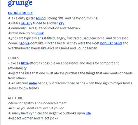 what is grunge Grunge Activities, How To Be Grunge, Real Grunge 90s, What Is Grunge, Real Grunge, Random Tips, Social Life Hacks, Dirty Girl, Grunge Music