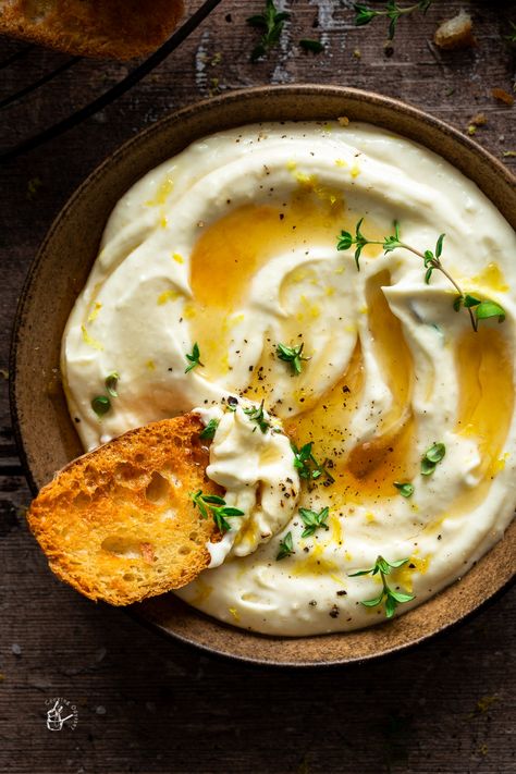 Whipped Goat Cheese | J Cooking Odyssey Cold Dip Recipes For Parties, Easy Cold Dip Recipes, Litha Recipes, Whipped Goat Cheese Dip, Honey Appetizers, Cold Dip, Cold Dip Recipes, Goat Cheese Dip, Goat Cheese Appetizer