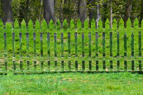 Mirror Fence, Storm King Art Center, Storm King, King Art, Mirror Mirror, Art References, Art Center, Fine Art Painting, Mirror Wall