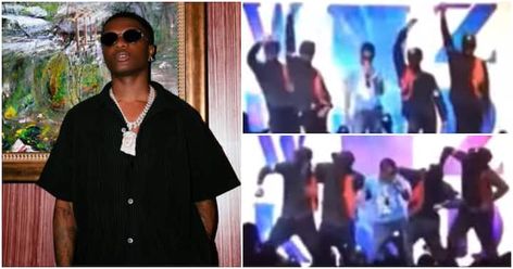 One of Nigeria’s biggest music stars, Wizkid’s throwback video recently reemerged on social media In the old clip, the singer was seen doing choreography on stage with a group of professional dancers Wizkid whined his waist and did some other energetic moves, bringing back memories of the days of hustle Grammy-winning Nigerian singer, Wizkid, also […] The post Funny Throwback Video Emerges of Wizkid Dancing Energetically, Whining Waist During Choreography on Stage appeared first on Naijaho Professional Dancers, Sweat It Out, Old Video, Music Star, Dance Moves, On Stage, The Old, Academic Dress, Dancing