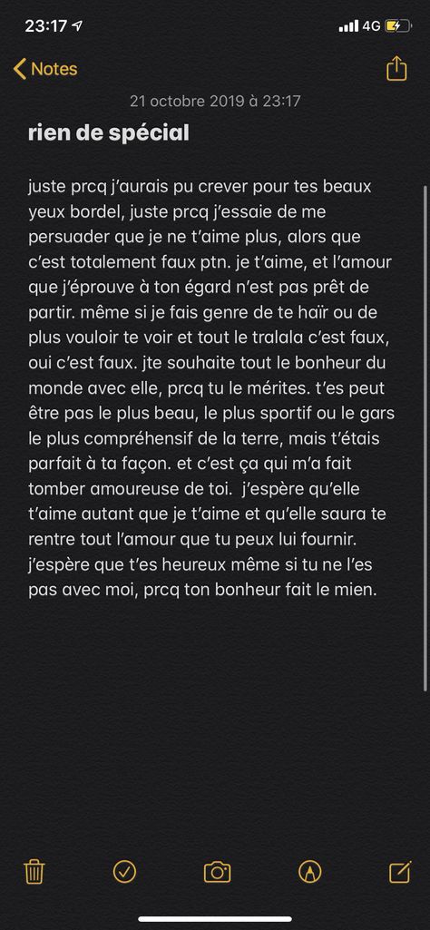 Note Iphone Texte, Citation Pour Son Ex, Quotes About Strength And Love, Good Photo Editing Apps, Let It Out, Wonder Quotes, French Quotes, Photo Editing Apps, French Words