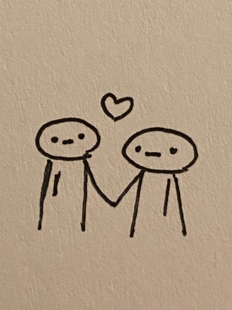 Easy Cute Drawings Love, Cute Things To Draw Easy Doodles Love, Stick Figure Sketch, Love Mini Drawing, So Easy Drawings, Heart Drawing Aesthetic Cute, Cute Tiny Sketches, Random Doodles Easy Cute, Drawing Ideas Easy Doodles Aesthetic