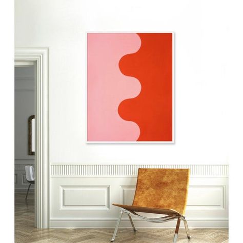 Modern Art Diy, Big Artwork, Apartment Painting, Art Apartment, Large Scale Art, Arte Inspo, Shape Art, Big Art, Diy Canvas