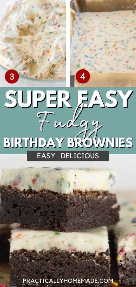 Brownie Birthday Cake Ideas Simple, Brownies With Buttercream Frosting, Brownie Party Ideas, Brownie Sheet Cake, Celebratory Desserts, Frosting For Brownies, Brownie Birthday Cake Ideas, Brownie Birthday Cake, Brownie Cake Birthday