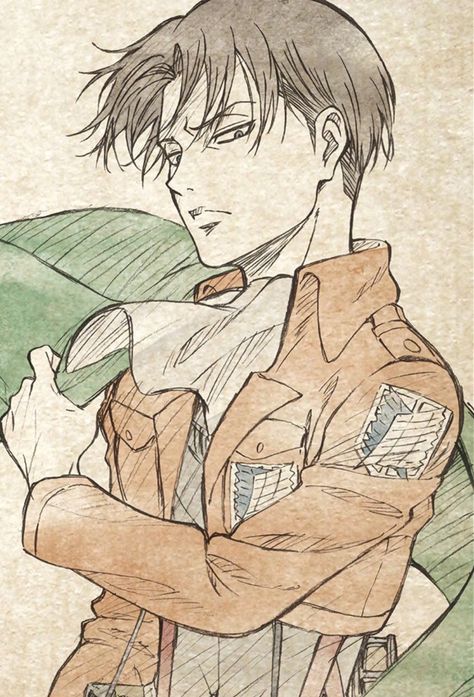 A very pretty captain Titan Fanart, Captain Levi, Attack On Titan Funny, Attack On Titan Fanart, Attack On Titan Levi, Attack On Titan Art, Levi Ackerman, Attack On Titan Anime, Anime Sketch