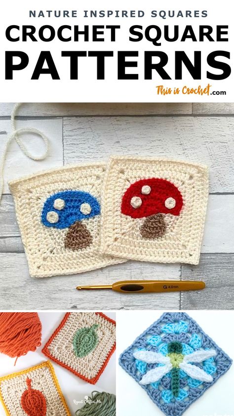 Free Crochet Square, Granny Square Pattern Free, Popular Crochet, Crochet Cat Pattern, Crochet Weaves, Crochet Square Patterns, Granny Squares Pattern, Granny Square Crochet Pattern, Square Patterns