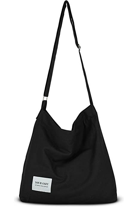 Your Cozy Women's Sling Crossbody Bags Large Shoulder Shopping Hobo Bag Handbag Top Zip Bags Handmade Messenger Bag (Black) : Amazon.ca: Clothing, Shoes & Accessories Trapeze Bag, Day Trips From London, Bags Handmade, Shoe Tags, Women Shoulder Bag, Handbags Casual, Wholesale Handbags, Christmas 2022, Zipped Bag