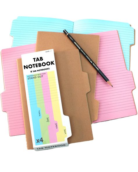 PRICES MAY VARY. Keep notes in order with our handy notebook journal set; Shaped like tabbed bullet journal organizers, these colorful notebooks make the perfect office or college companions; A+ journaling supplies! Smash exams with Suck UK's notebooks for school; Ditch messy sticky notes & binder dividers - index subjects with these neat alternatives; College student gifts fit for the smartest of brainboxes! From daily planner organizers to home office stationery, our stunning a5 notebook gifts How To Start Journal, Notebook Study, University Essentials, Weekly Planner Pad, Divider Tabs, Study Essentials, Journal Organization, Study Notebook, Work Journal