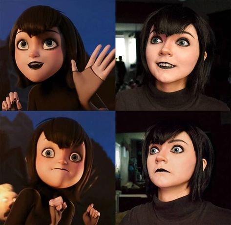 Cute   Mavis cosplay by @noaxaon #mavis #maviscosplay #hoteltransylvania #hoteltransylvania3 #summer #hoteltransylvaniacosplay #cartoon #cartooncosplay #geek #geekgirl #cosplay #cosplaygirl #femalecosplay #косплей #cosplayer #emotions #selenagomez #cosplayersofinstagram #dracula #vampire #zing #halloween #cute #black #bigeyes #gothic #makeup #makeuptransformation Chicas Dark, Old Halloween Photos, Holiday Meme, Cosplay Disney, Funny Vine, Cartoon Cosplay, Artist Work, Jessica Nigri, Arte Robot