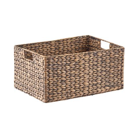 NEW Decorative Storage Boxes, The Container Store, Can Organizer, Water Hyacinth, Container Store, Storage Bins, Decorative Storage, Storage Boxes, Baskets